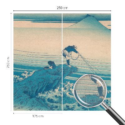 Mural de pared con estampado hermoso Escena marina