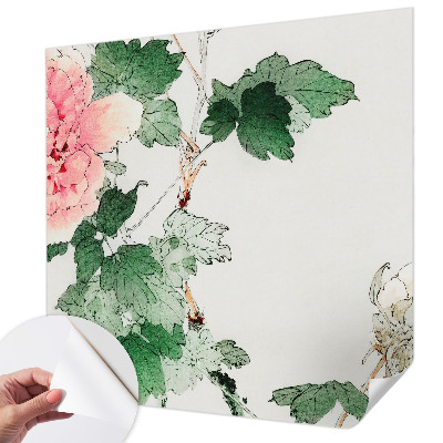 Mural de pared con estampado hermoso Sutileza floral