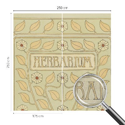 Papel mural texturado decorativo Adorno para plantas