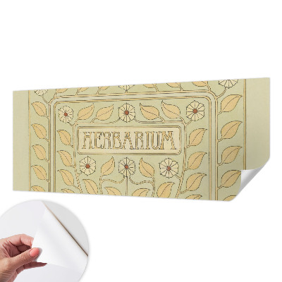 Papel mural texturado decorativo con motivo de adorno para plantas