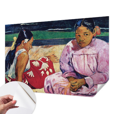 Fotomural decorativo para cabecero de cama con una escena de playa