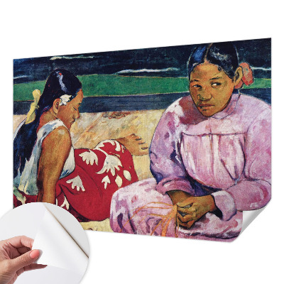 Fotomural decorativo para cabecero de cama con una escena de playa