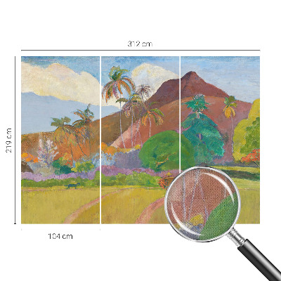 Papel mural con patrón decorativo Naturaleza exótica