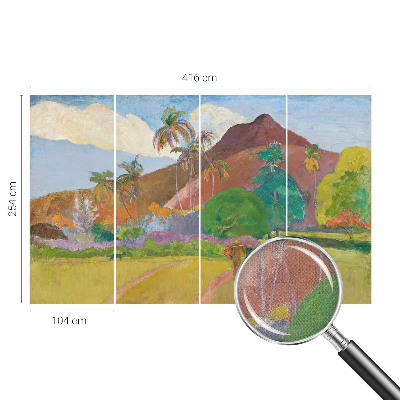 Papel mural con patrón decorativo Naturaleza exótica