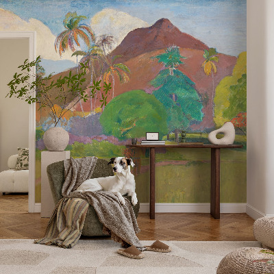 Papel mural con patrón decorativo Naturaleza exótica