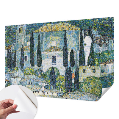 Mural de pared con estampado hermoso Casas de ciprés