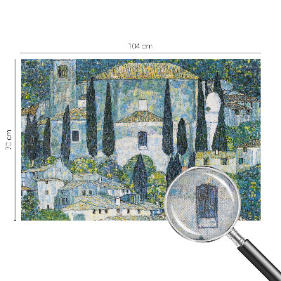 Mural de pared con estampado hermoso Casas de ciprés