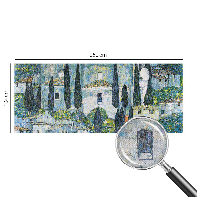 Mural de pared con estampado hermoso Casas de ciprés