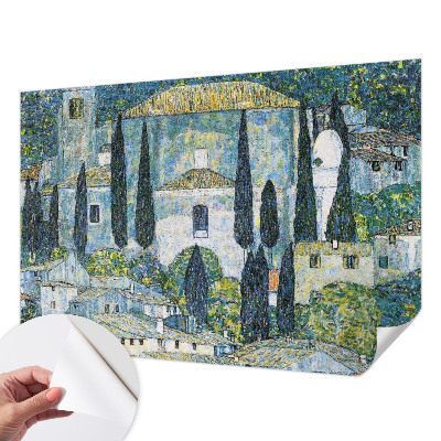 Mural de pared con estampado hermoso Casas de ciprés