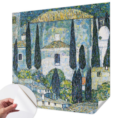 Mural de pared con estampado hermoso Casas de ciprés