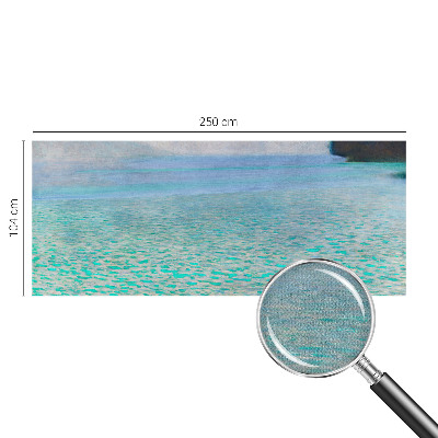 Papel mural con patrón decorativo Agua turquesa