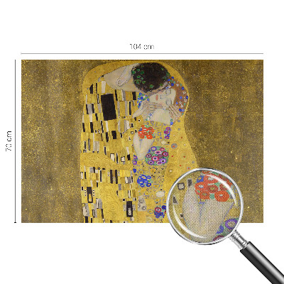 Mural de pared con estampado hermoso Pareja Art Nouveau