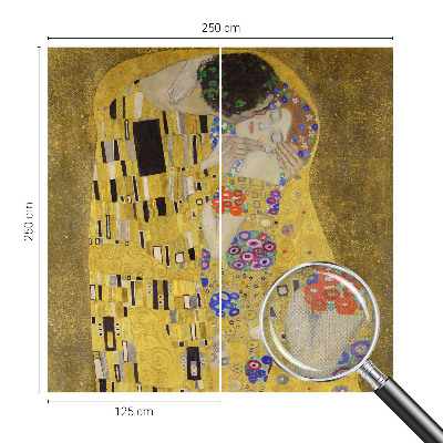 Mural de pared con estampado hermoso Pareja Art Nouveau