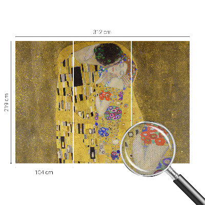 Mural de pared con estampado hermoso Pareja Art Nouveau