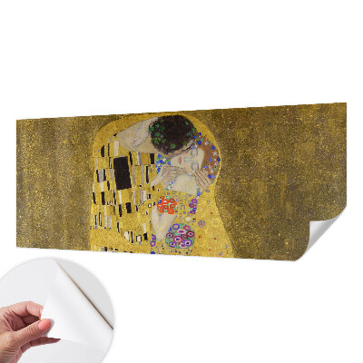 Mural de pared con estampado hermoso con diseño de pareja en estilo Art Nouveau