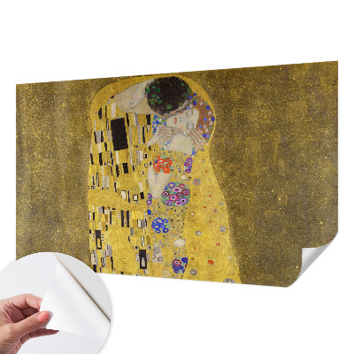 Mural de pared con estampado hermoso con diseño de pareja en estilo Art Nouveau