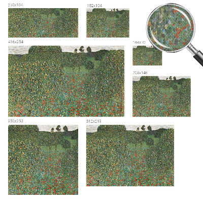 Papel mural texturado decorativo prado de flores