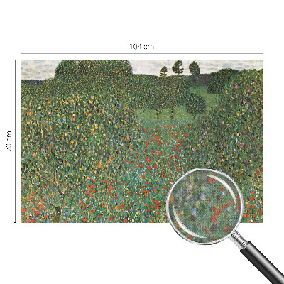 Papel mural texturado decorativo prado de flores