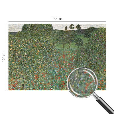 Papel mural texturado decorativo prado de flores