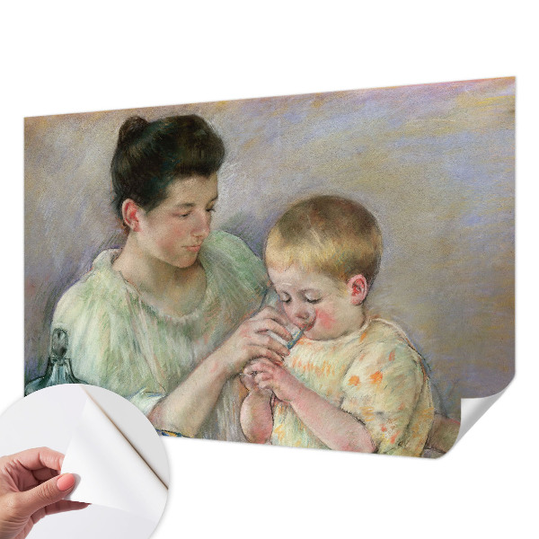 Fotomural decorativo para cabecero de cama Cuidado parental