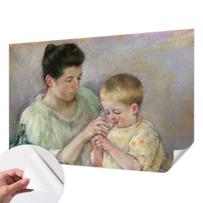 Fotomural decorativo para cabecero de cama Cuidado parental