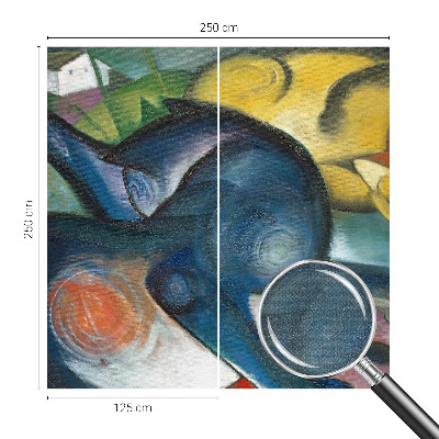 Papel mural con patrón decorativo Arte de gatos