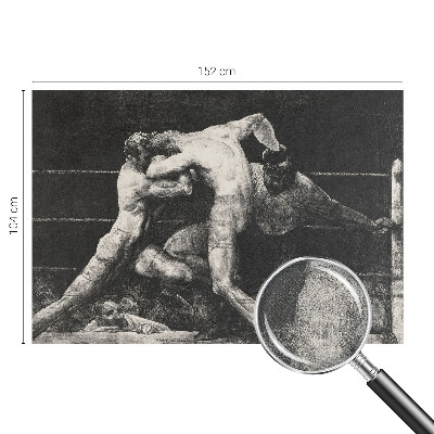 Mural de pared con estampado hermoso Duelo de boxeadores