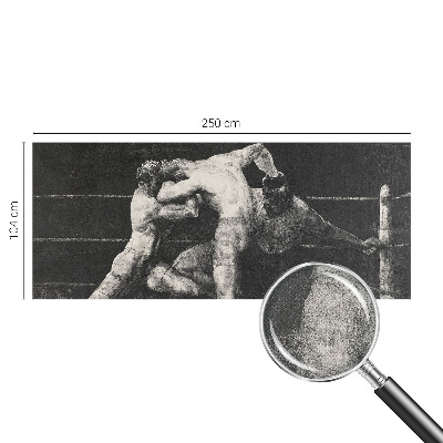 Mural de pared con estampado hermoso Duelo de boxeadores