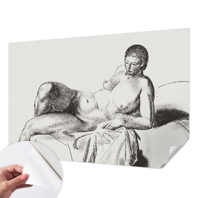 Fotomural decorativo para cabecero de cama con motivo de desnudo artístico