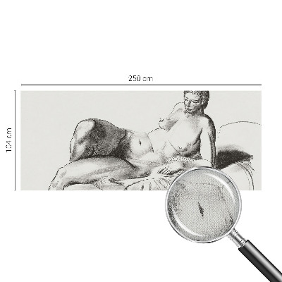 Fotomural decorativo para cabecero de cama con motivo de desnudo artístico