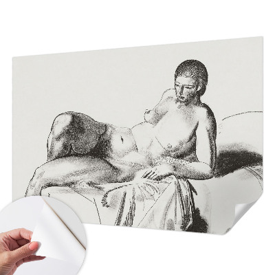 Fotomural decorativo para cabecero de cama con motivo de desnudo artístico