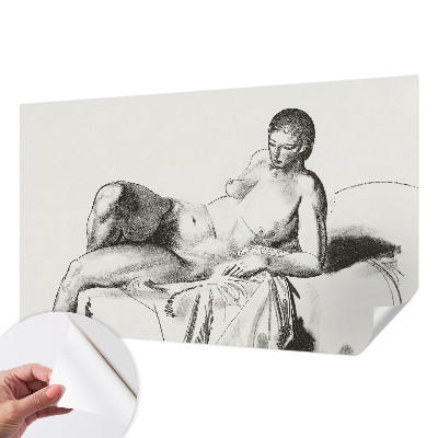 Fotomural decorativo para cabecero de cama con motivo de desnudo artístico