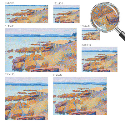 Papel mural con patrón decorativo Vistas al mar