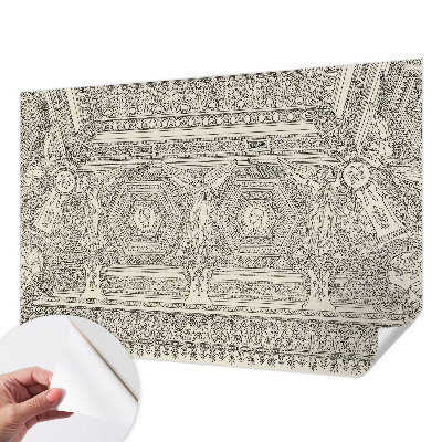 Mural de pared con estampado hermoso Adorno clásico