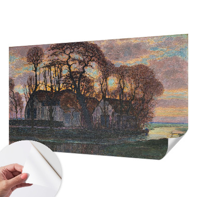 Fotomural decorativo para cabecero de cama Paisaje vespertino