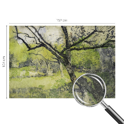 Mural de pared con estampado hermoso Parque de primavera