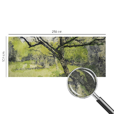 Mural de pared con estampado hermoso Parque de primavera