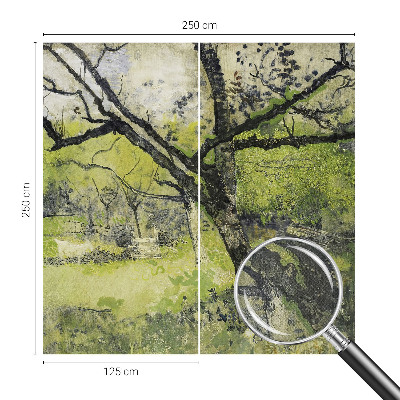 Mural de pared con estampado hermoso Parque de primavera