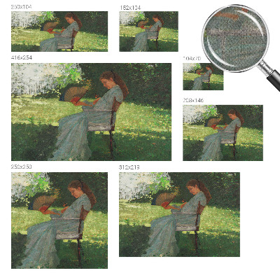 Fotomural decorativo para cabecero de cama Armonía de verano