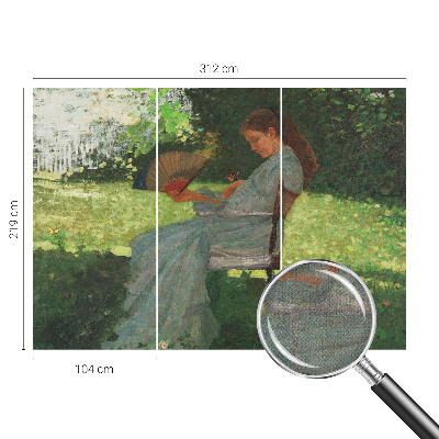 Fotomural decorativo para cabecero de cama Armonía de verano