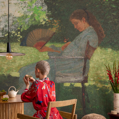 Fotomural decorativo para cabecero de cama Armonía de verano