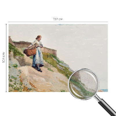 Papel mural con patrón decorativo Paisaje femenino