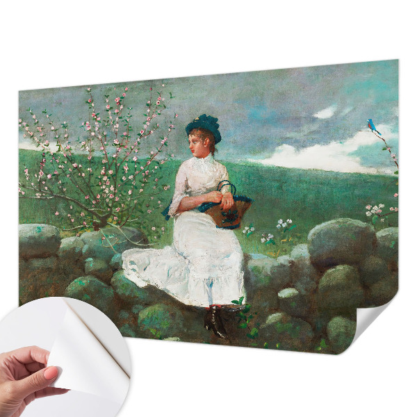 Mural de pared con estampado hermoso Paz florida