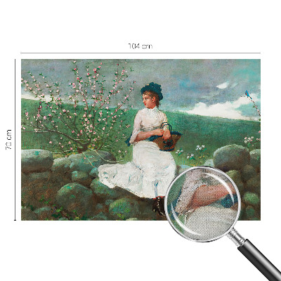 Mural de pared con estampado hermoso Paz florida