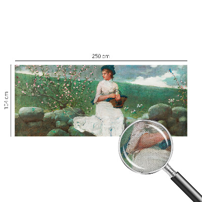 Mural de pared con estampado hermoso Paz florida