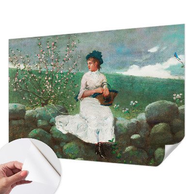 Mural de pared con estampado hermoso Paz florida