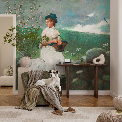 Mural de pared con estampado hermoso Paz florida