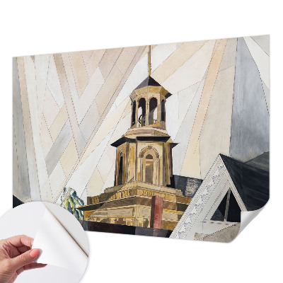 Fotomural decorativo para cabecero de cama Torre arquitectónica