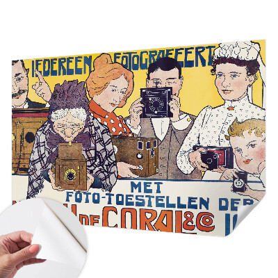 Papel mural texturado decorativo Pasión por la fotografía