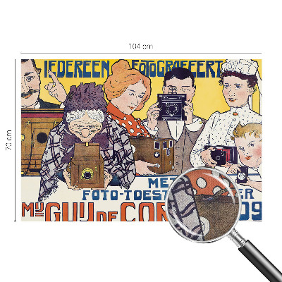 Papel mural texturado decorativo Pasión por la fotografía